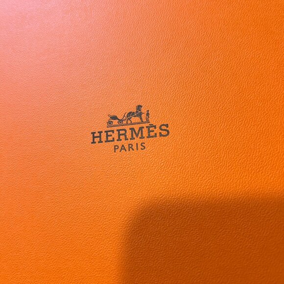 Hermes Authentic Empty Box Excellent Condition 7.75"X7.75"X1.75" - Picture 6 of 6